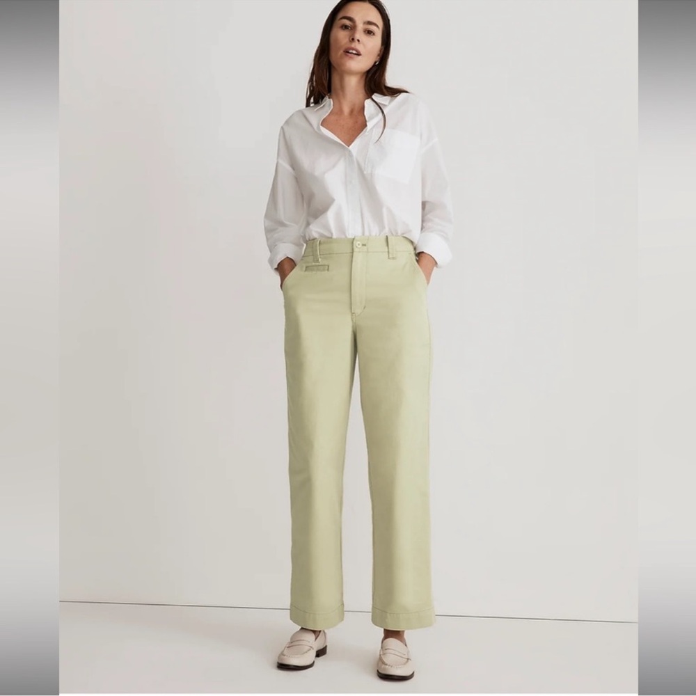 NWT Madewell relaxed chino pants size 02 in Sage